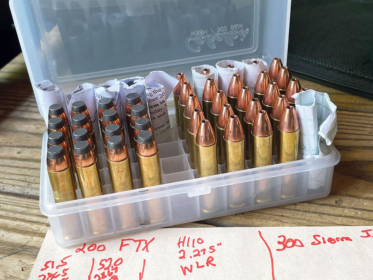 From a carbine, the 460 S&W Magnum is capable of fine accuracy and  devastating terminal ballistics, but requires much legwork and dedication, given its punishing recoil. From the test barrel, the best accuracy was  attained using the Barnes 200-grain XPB, hardly surprising since it was  created for the cartridge.